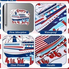 Patriotic 16-Piece Magnet Set – Perfect for Independence Day Decor and Gifts