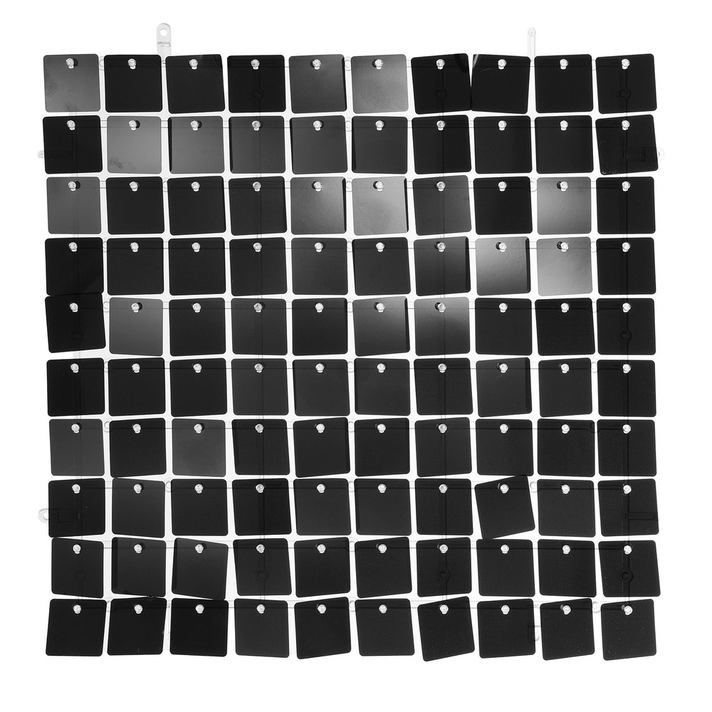 12Pcs Shimmer Wall Backdrop Sequin Panels Party Wedding Event Decor Multi-Color