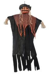 Halloween Hanging Pumpkin Scarecrow Spooky Scary Outdoor Garden Decoration 150cm