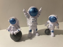 22 Pc Astronaut Cake Topper Set Space Theme Spaceman Birthday Party Decor