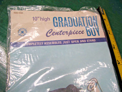 DANISH DESIGN GRADUATION BOY CENTERPIECE 10» HAND MADE IN DENMARK MINT