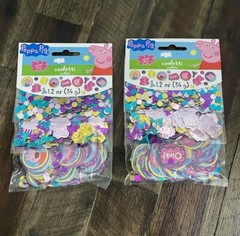 Peppa Pig Birthday Decoration Lot – Invitations / Confetti / Blowouts *New*