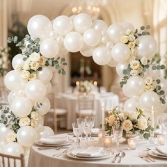 Set De 100 Globos De Blancos Metalicos Para Fiestas Cumpleaños Bodas 12 Pulgadas