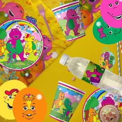 Birthday supplies : Theme Barney&Friends..Few left!
