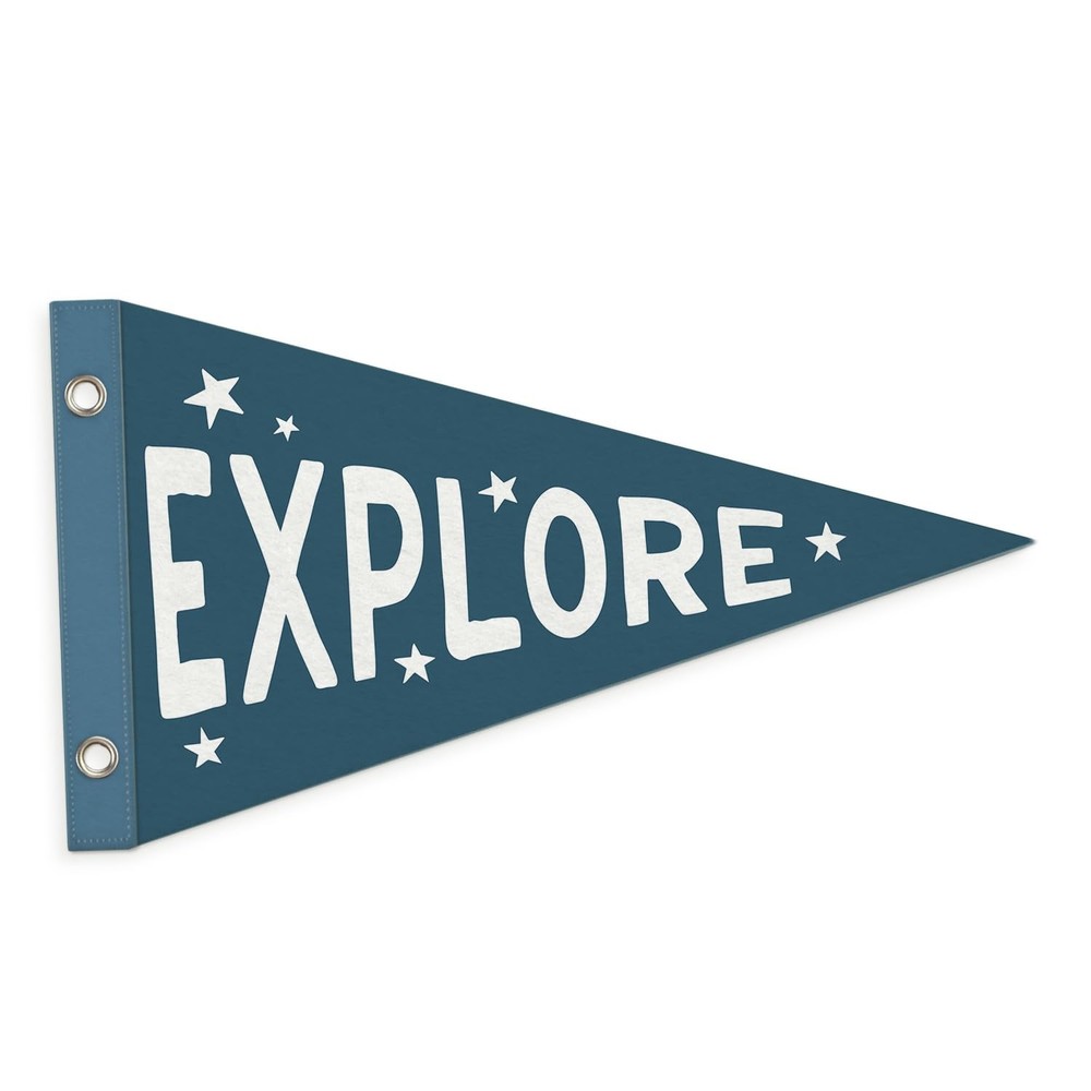 MOFUYU Nursery Decor,Adventure Pennant Flags,Boys Room Decor,Camping Decor Wa…