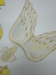 Vintage 1982 Hallmark Special Delivery Stork Baby Shower Honeycomb Centerpiece