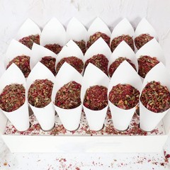 1 PCS White Party Confetti Cone Holder Box Wedding Stand Tray 30 Holes New