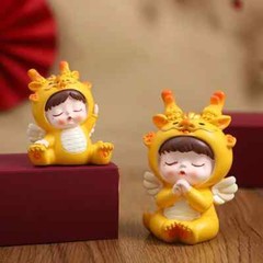 1PCS Random Xianglong Fortune Car Home Decorations. mascot