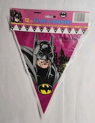 Vintage 1991 DC Comics Batman Returns 12 Foot Vinyl Birthday Party Banner