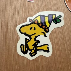 Vintage Peanuts Snoopy Woodstock Magnets Happy Birthday Set Fridge Large Rare