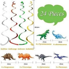 Watercolor – 24PCS Dinosaur Party Decorations for Boys Kids Dino Theme Birthd…
