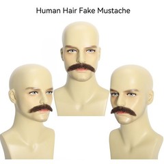 Fake Beard Realistic Mustache with Human Hair, Soft and Natural Looking Fake …