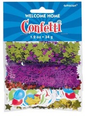 Welcome Home Party Table Confetti Variety Pack 1.2 Ounces