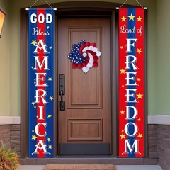 4th of July Decorations, Patriotic Decorations of Hanging American Flag Banne…