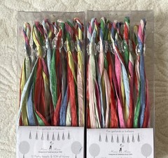 Meri Meri Party Multicolor Fun Toot Suite No Hassle Tassels Gold Cord New X 2