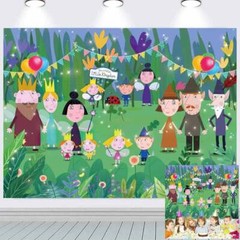 Ben and Holly Party Supplies Party Decor Backdrop Banner Poster Background 7x5ft