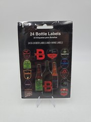 24 Spooky BEER/WINE Bottle Labels Transforms Bottles Halloween Zombies Vampire