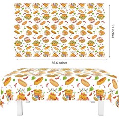 3PCS Hot Dog Party Table Covers for Baby Shower and Birthday Celebrations