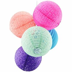 Quasimoon 16″ Round Eyelet Paper Lantern – White (10 PACK) by PaperLanternStore