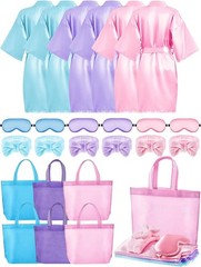 Cute Spa Bathrobe Set for Girls Slumber Party