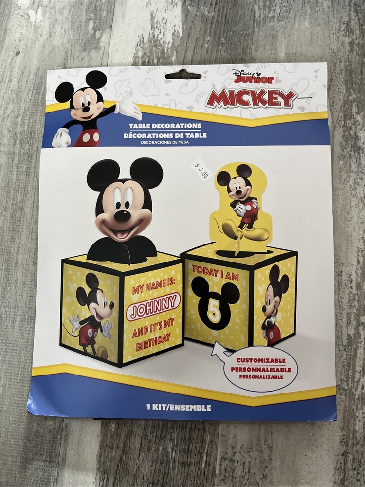 Disney Mickey Mouse Forever Kids Birthday Party Table Decorating Kit – NEW