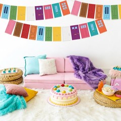 36 Pcs Monster Party Decoration, Monster Theme Banner Garland for Event Party…