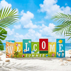 4Th of July Decorations – Summer Decorations for Home Double-Sided Different The