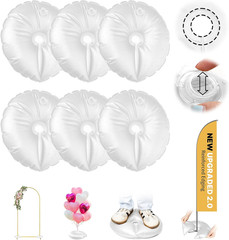 4 Pack Water Weight Bags for Balloon Column Stand and Balloon Arch, Openable Wat