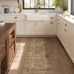 2×6 Runner Rug Brown Vintage Neutral 2′ x 6′ (Rectangular),