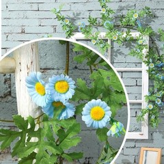 PVC Daisy Vine 185cm Soft Flexible Garland for Home Office and Retail Display