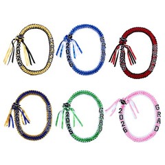 Graduation Leis 2026 Graduation Tassel Honor Cords Ribbon Leis Braided Necklace
