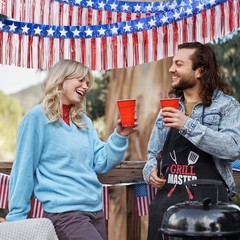 4th of July Decorations – 2 Pack 250th Anniversary USA Patriotic