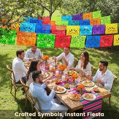 Vibrant 36 Ft Mexican Party Banner – Perfect for Cinco de Mayo Celebrations