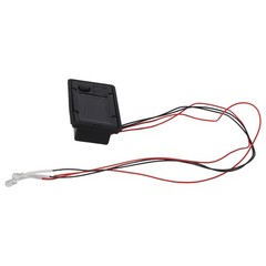 Piece Two Solar Light Replacement Tops with LED Bulbs and Solar Panel Lid