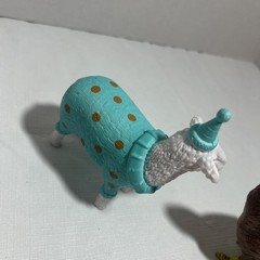 Ankyo Party Farm Animals Wearing Birthday Hats Lot Of 2 Sheep Rooster Chicken