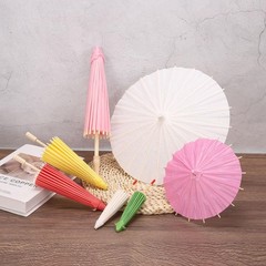 DIY 12″ Yellow Paper Umbrellas for Weddings, Parties, Crafts 2 Pack