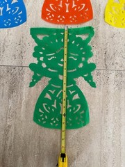 3 PCs GdePapel Picado Lele /3 Pcs Traditional Mexican Paper Banners Lele