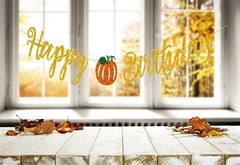 Fall Birthday Party Decorations Maroon Orange Gold Burgundy Theme Women Set