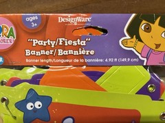 NOS Dora The Explorer Party/Fiesta Banner (4.92’ Length) by DesignWare #2