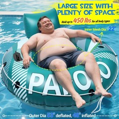 Pool Float Adult, Large Inflatable River Tube Float, 53″ River Tubes for Floa…