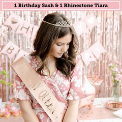 225 PC Rose Gold Party Decorations Kit for Stunning Birthday Celebrations
