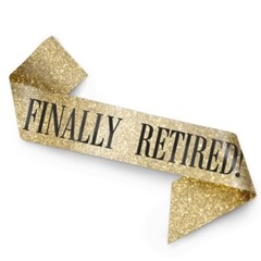 Finally Retired Sash Retirement Party Retirement Sash for Men & Women. Great …