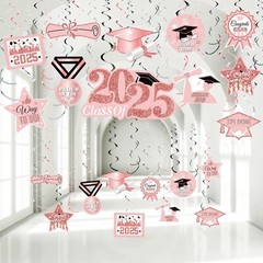 Graduation Decorations 2025, Congrats Grad Banner 8Pcs Class of 2025 Party
