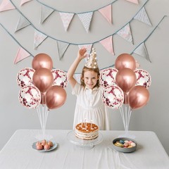 6 Set Balloon Stand Kit for Table Centerpieces With Balloon and Base Party De…
