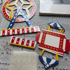 Colorful carnival Ferris Wheel- kids Party Centerpiece decor and candy holders