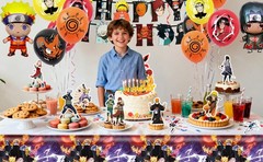 Naruto Party Decorations Naruto Birthday Balloons Banner Cake Toppers Tablecloth