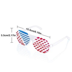 American Flag Glasses & Photo Props | 4th of July Patriotic Party