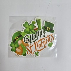 St Patrick’s Day Party Decorations Banner Hanging Swirls Cake Cupcake Topper