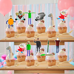 Baldis Basics Tablewave Party Supplies happy birthday centerpiece decoration
