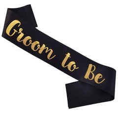 Groom to Be Sash, Funny Bachelorette Sashes for Bachelor Party Accessories fo…